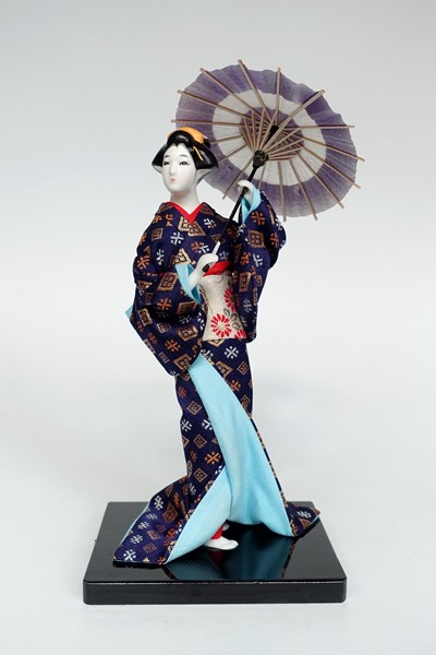 Picture of Japan Doll Geisha with Parasol