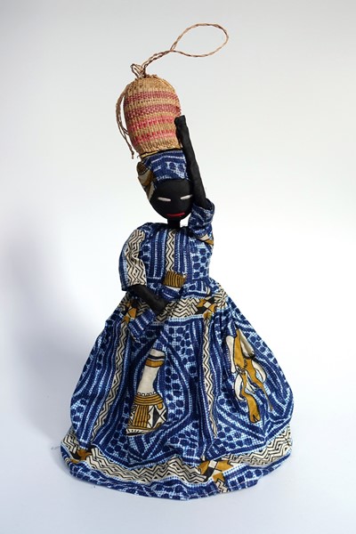 Picture of Cameroon Costume Doll Elephant Print 