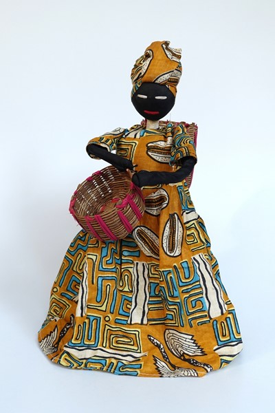 Picture of Cameroon Costume Doll Coffee Bean Print