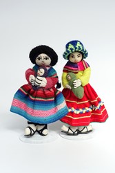 Picture of Peru Two National Costume Dolls